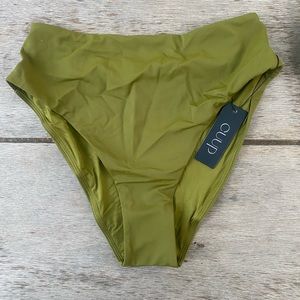 CUUP Swim Highwaist Bottoms in Fern